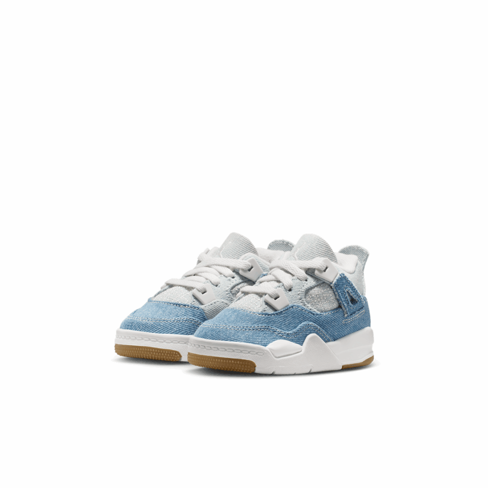 TD Air Jordan 4 TEX - 'Sail/Worn Blue/Metallic Gold'
