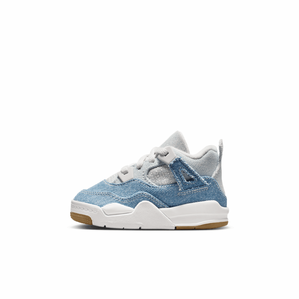 TD Air Jordan 4 TEX - 'Sail/Worn Blue/Metallic Gold'