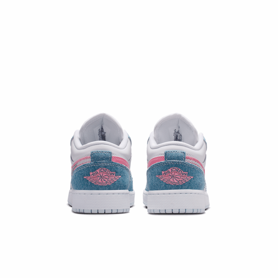GS Air Jordan 1 Low SE - 'Cobalt Bliss/Pink Glow'