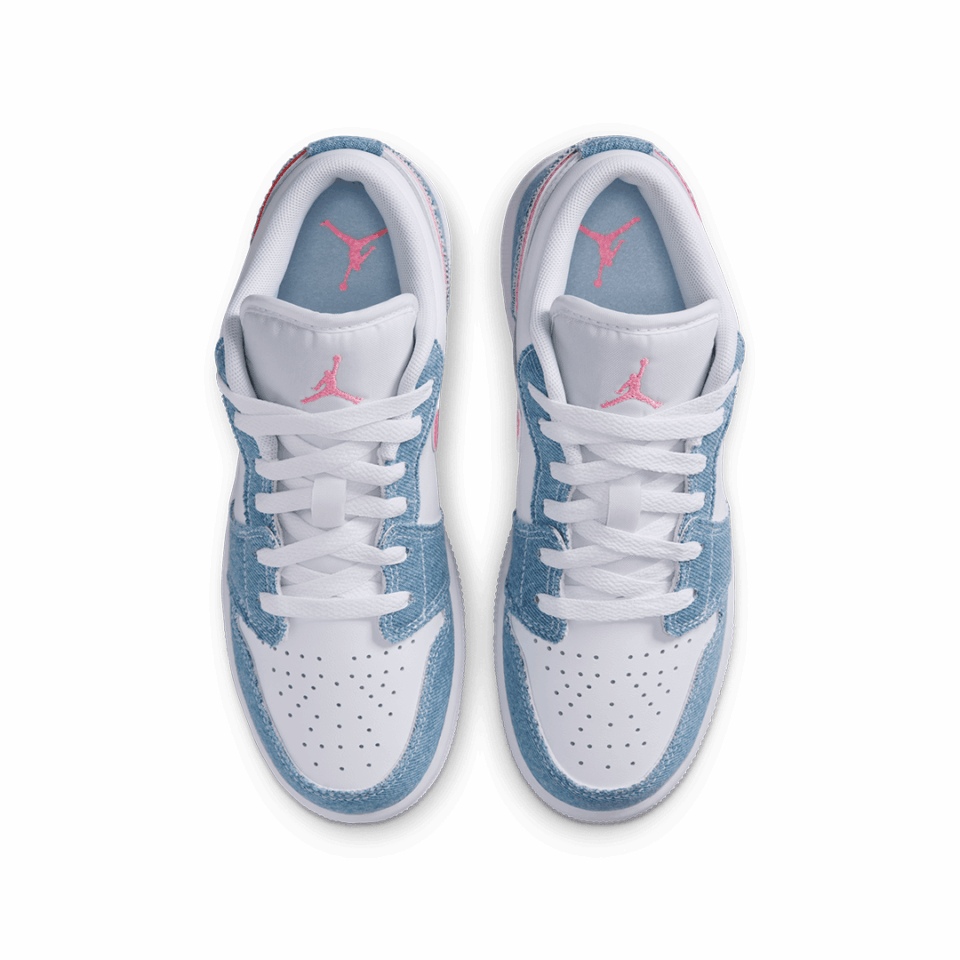 GS Air Jordan 1 Low SE - 'Cobalt Bliss/Pink Glow'