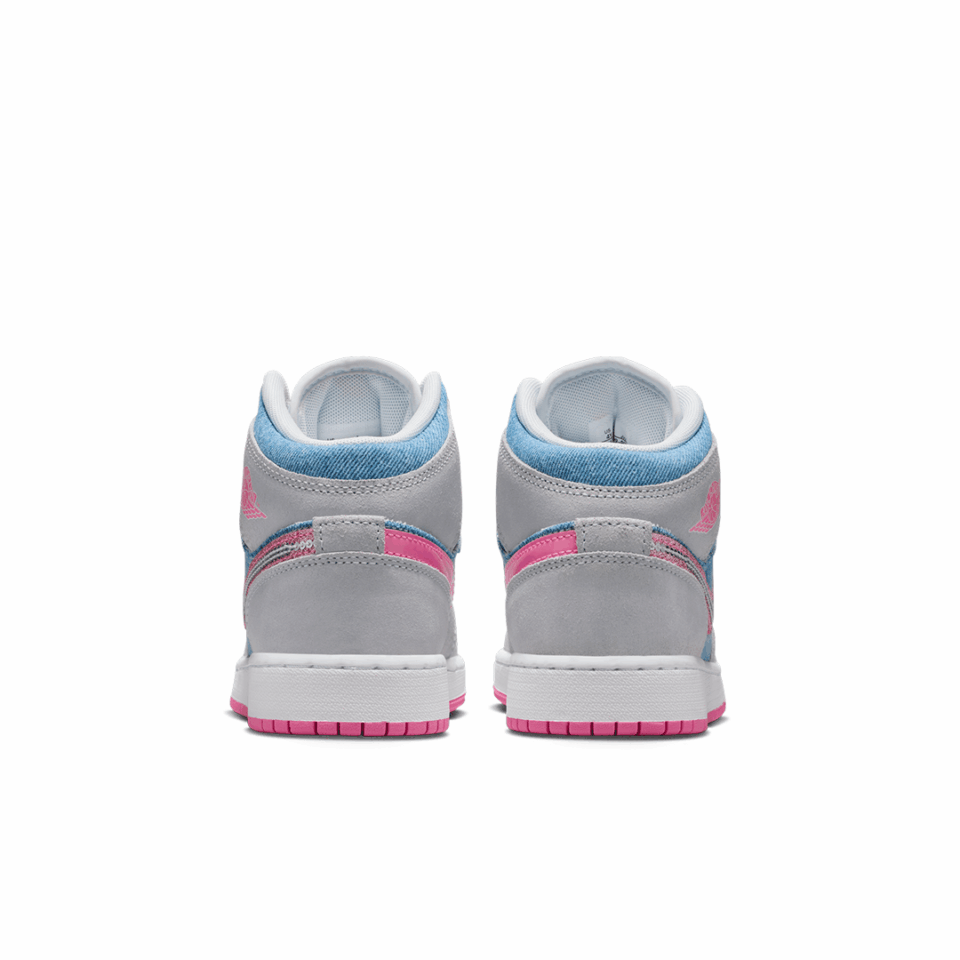 GS Air Jordan 1 Mid SE - 'Cobalt Bliss/Pink Glow'