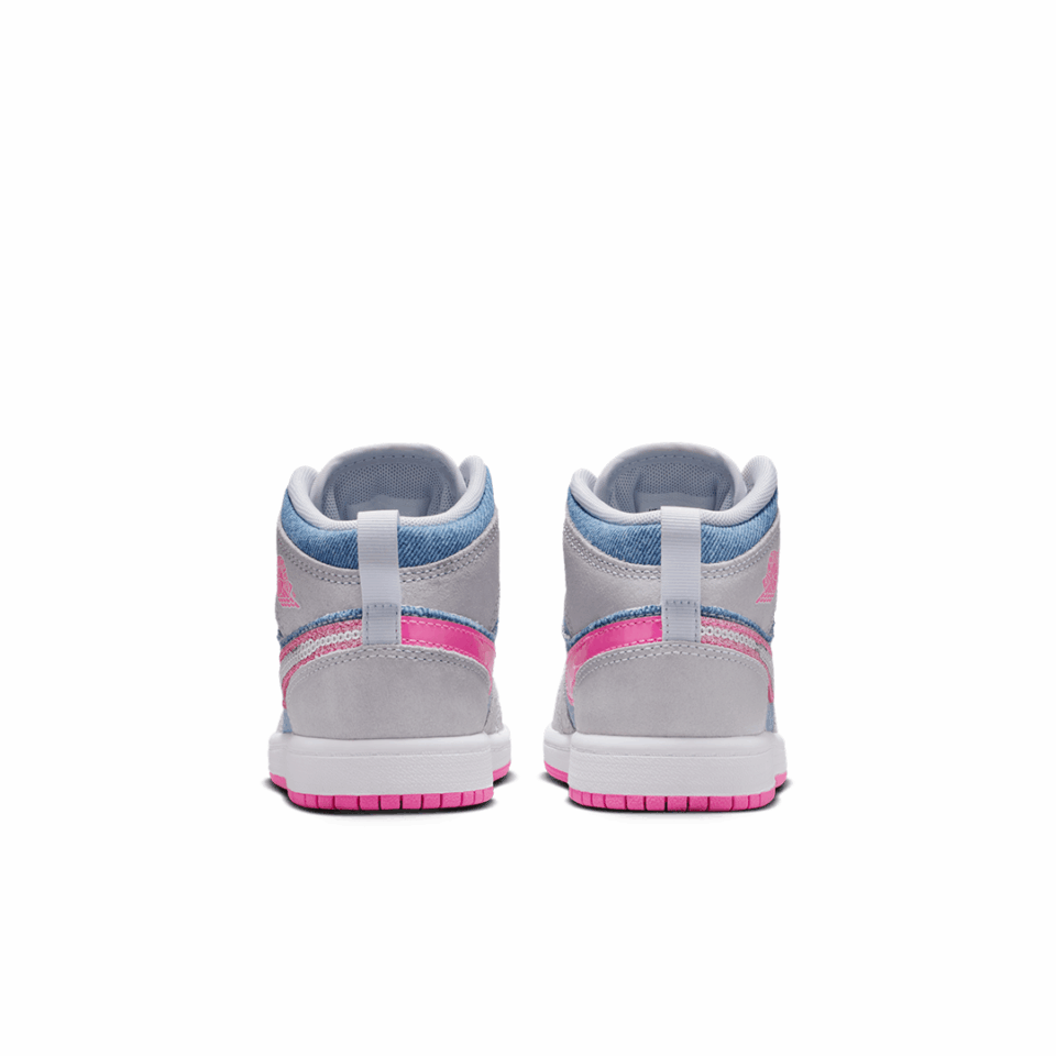 PS Air Jordan 1 Mid SE - 'Cobalt Bliss/Pink Glow'