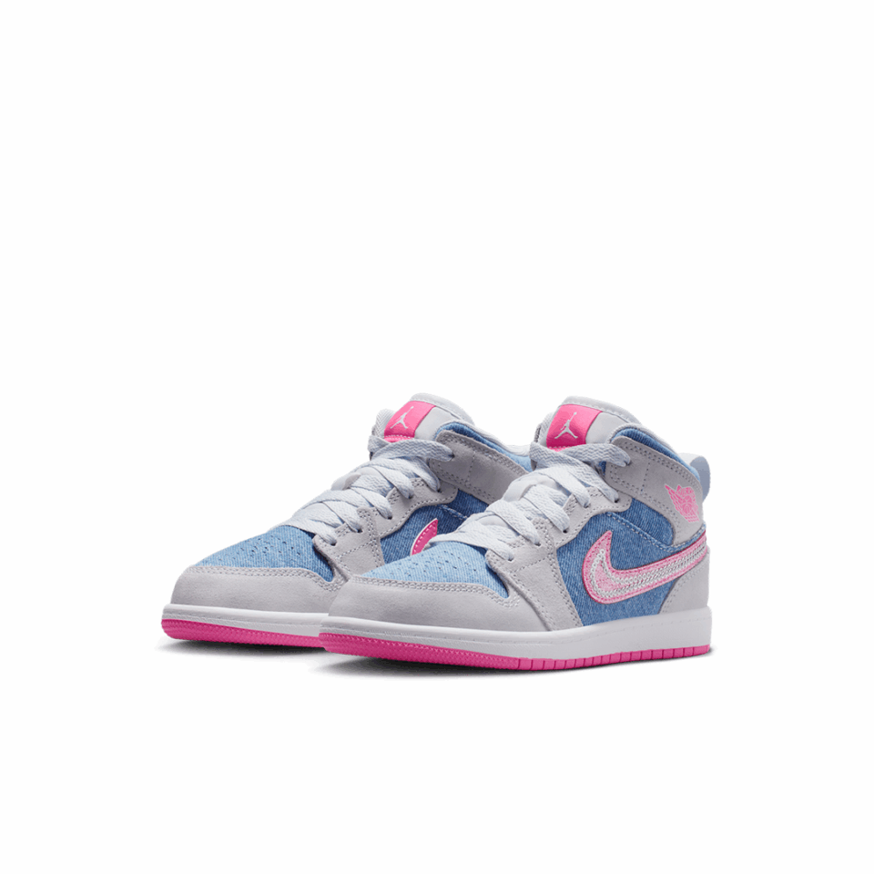 PS Air Jordan 1 Mid SE - 'Cobalt Bliss/Pink Glow'