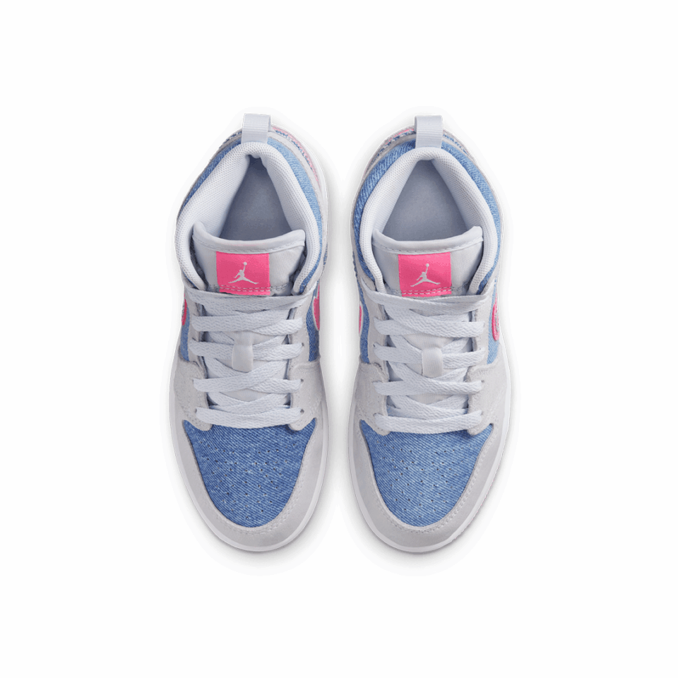 PS Air Jordan 1 Mid SE - 'Cobalt Bliss/Pink Glow'