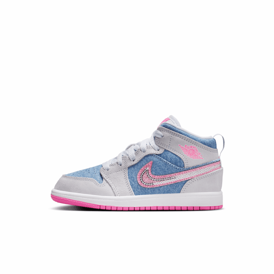 PS Air Jordan 1 Mid SE - 'Cobalt Bliss/Pink Glow'