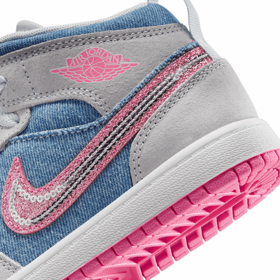 PS Air Jordan 1 Mid SE - 'Cobalt Bliss/Pink Glow'