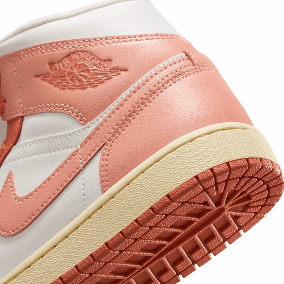 WMNS Air Jordan 1 Mid - 'Sail/Light Madder Root'