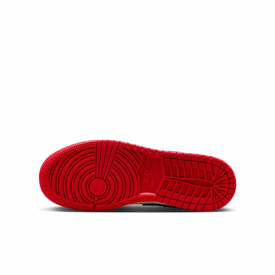 GS Air Jordan 1 Low SE - 'Sesame/Black'