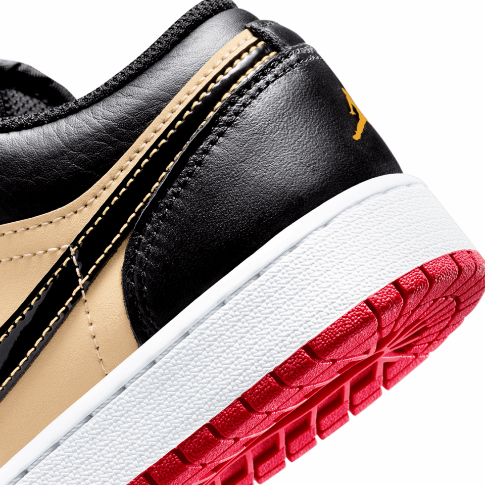 GS Air Jordan 1 Low SE - 'Sesame/Black'
