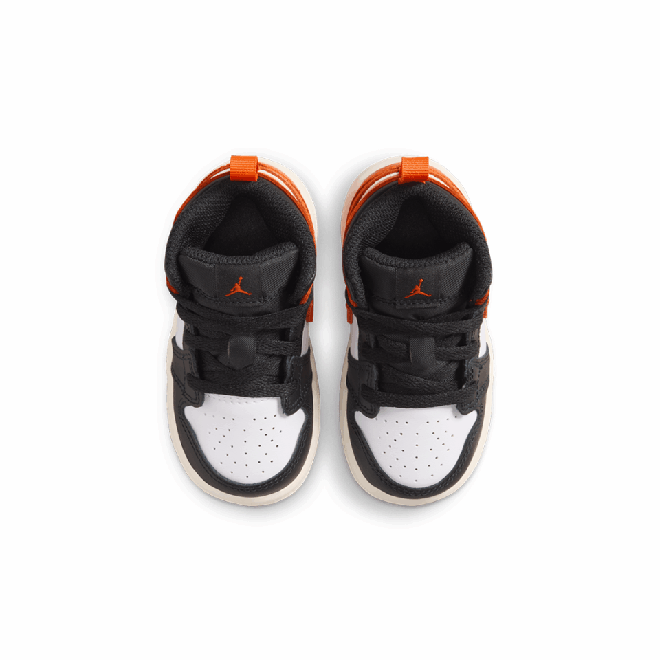TD Air Jordan 1 Mid - 'Starfish/Black'