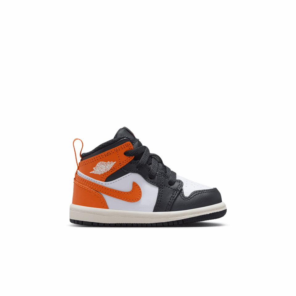TD Air Jordan 1 Mid - 'Starfish/Black'