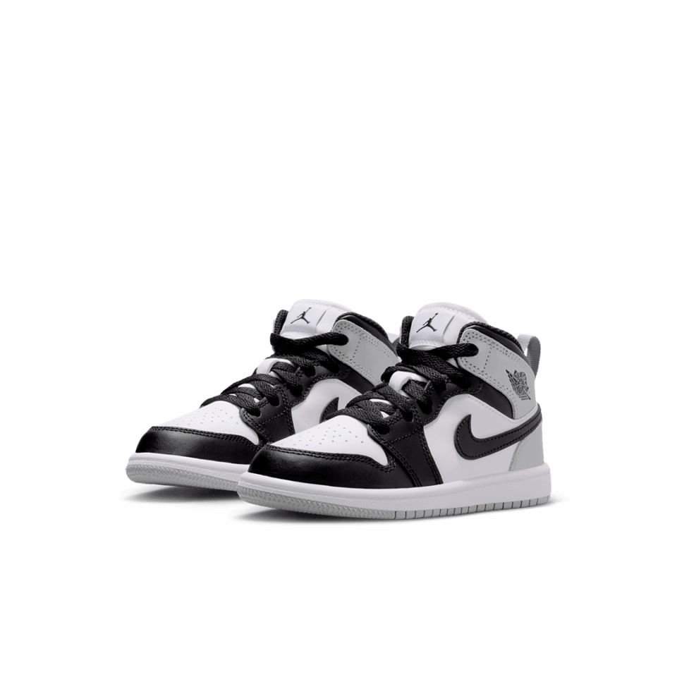 PS Air Jordan 1 Mid - 'White/Black'