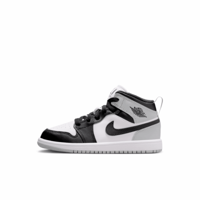 PS Air Jordan 1 Mid - 'White/Black'
