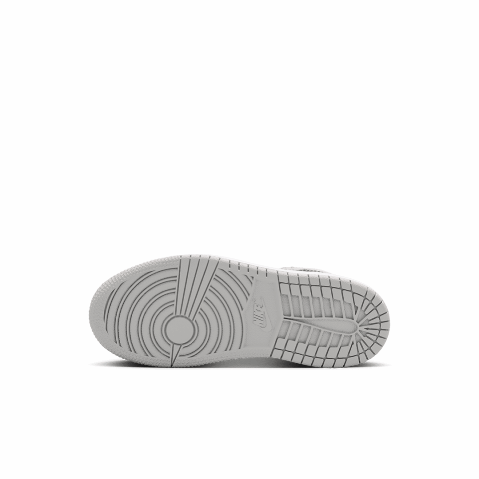 PS Air Jordan 1 Mid - 'White/Black'