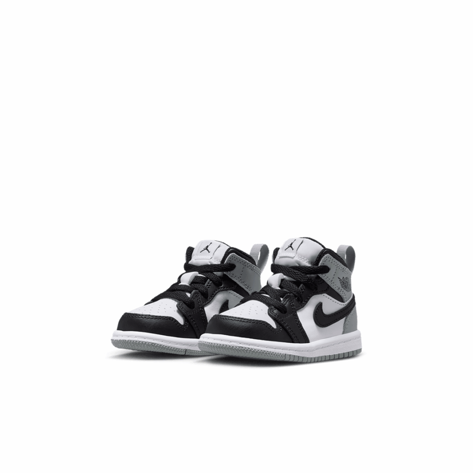 TD Air Jordan 1 Mid - 'White/Black'