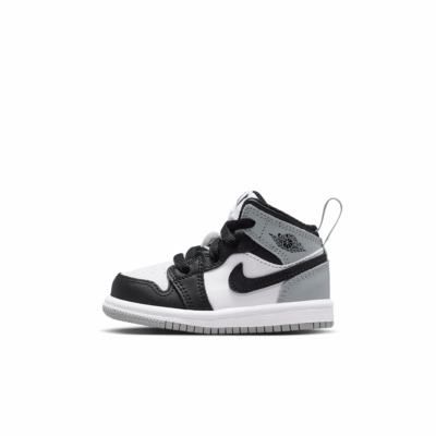 TD Air Jordan 1 Mid - 'White/Black'