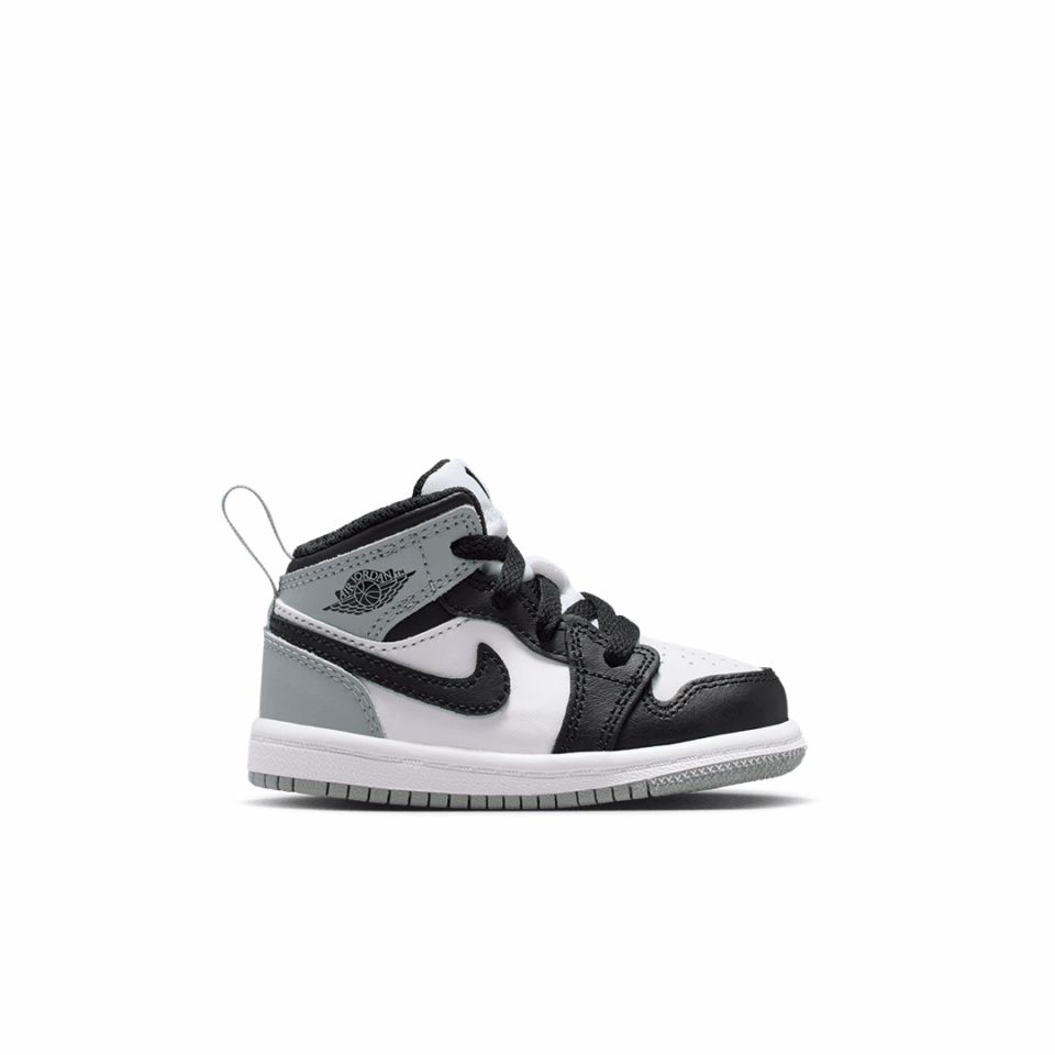 TD Air Jordan 1 Mid - 'White/Black'