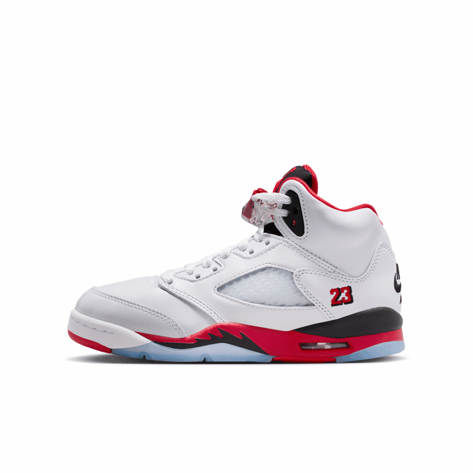 GS Air Jordan 5 - 'Fire Red'