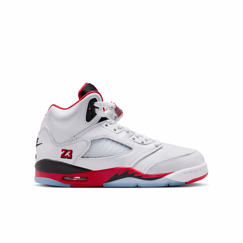 GS Air Jordan 5 - 'Fire Red'
