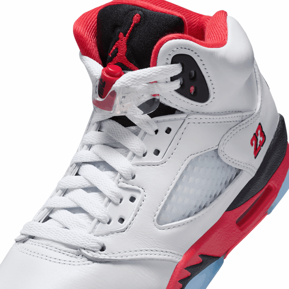 GS Air Jordan 5 - 'Fire Red'