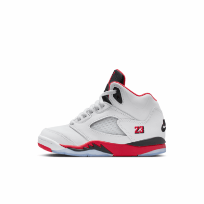 PS Air Jordan 5 - 'Fire Red'