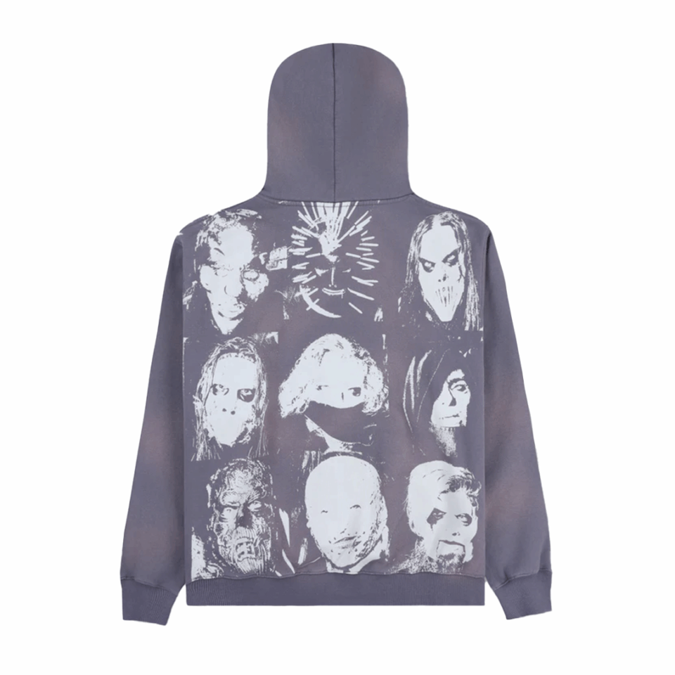 Pleasures Nonagram Zip Hoodie - 'Smoke'