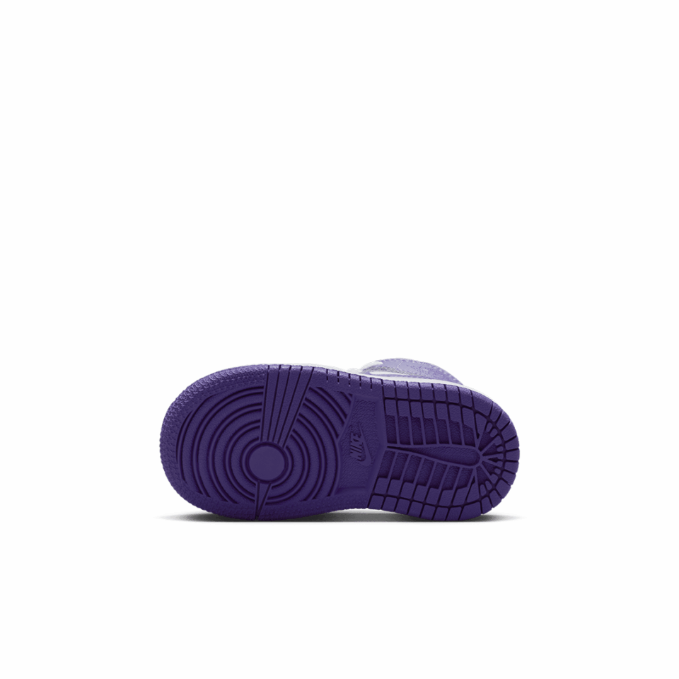 TD Air Jordan 1 Mid - 'Dusty Amethyst/Court Purple'