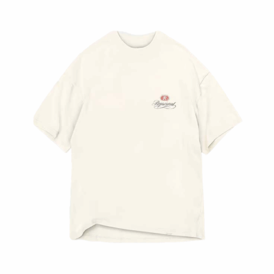 Represent Grand Vintage Hand Drawn Tee - 'Aged White'