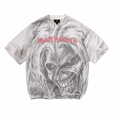Represent Iron Maiden X Killers Tee - 'Flat White'