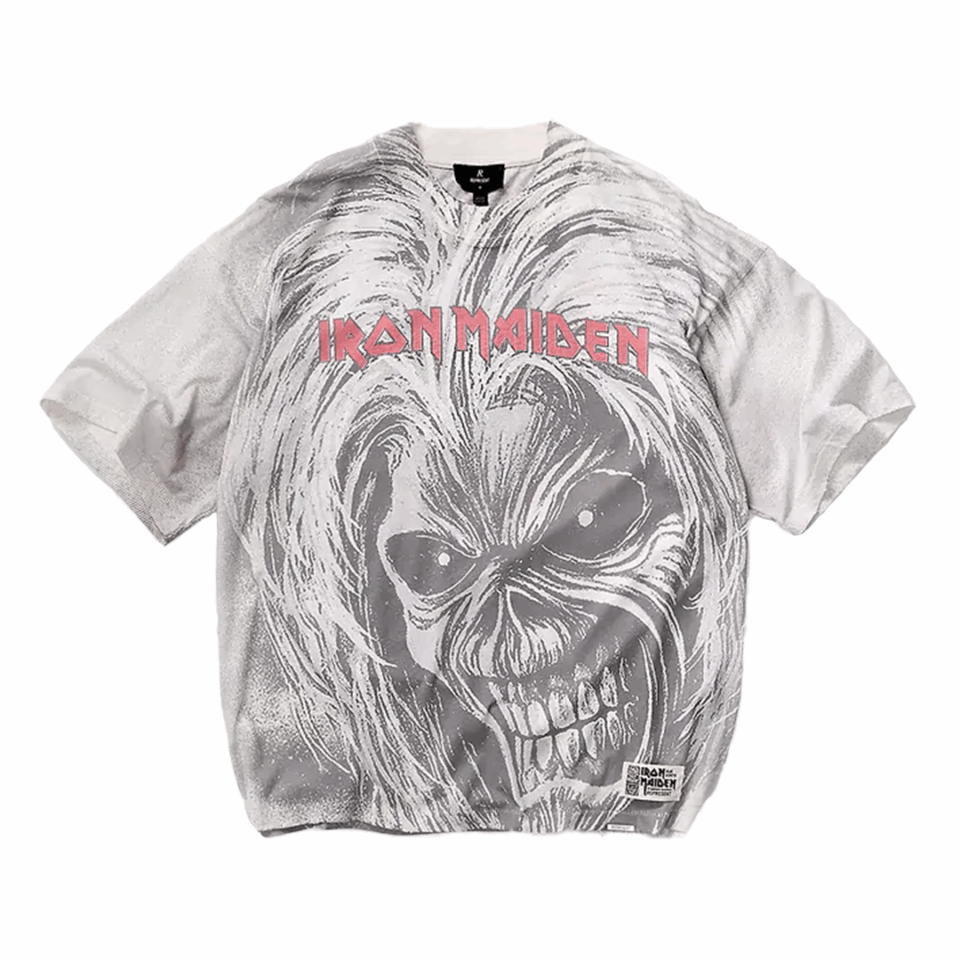 Represent Iron Maiden X Killers Tee - 'Flat White'