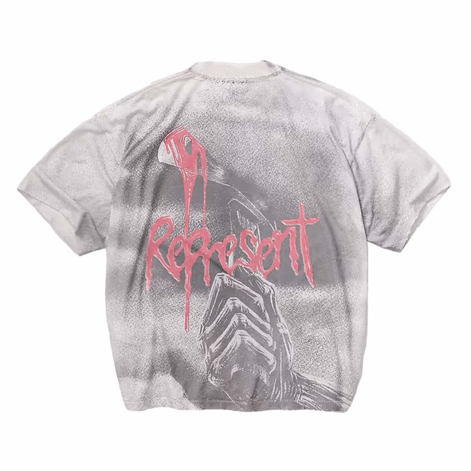 Represent Iron Maiden X Killers Tee - 'Flat White'