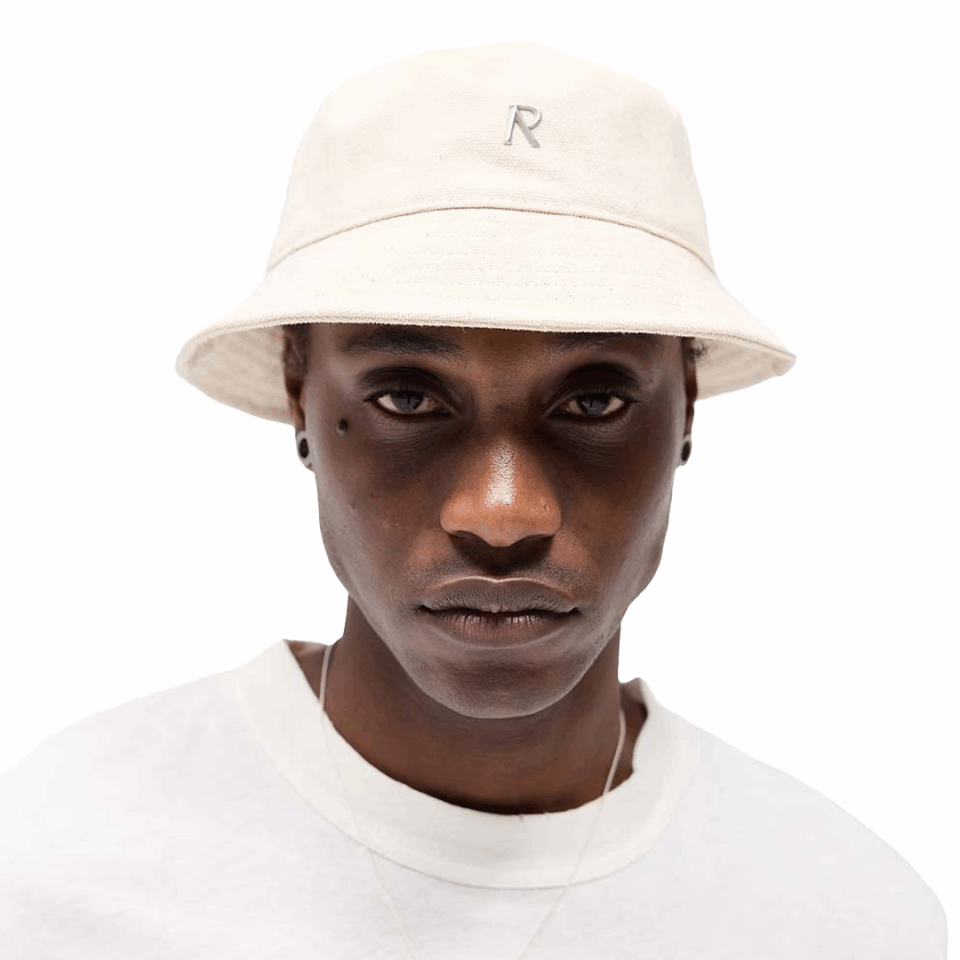 Represent Initial Bucket Hat - 'Champagne'