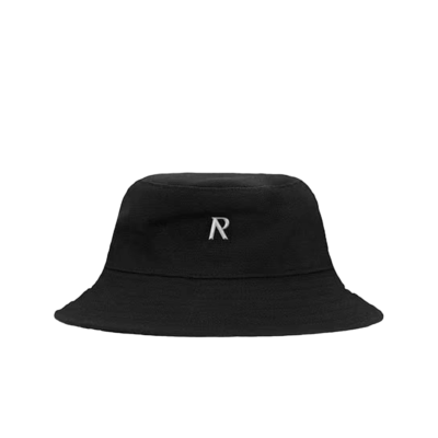Represent Initial Bucket Hat - 'Jet Black'