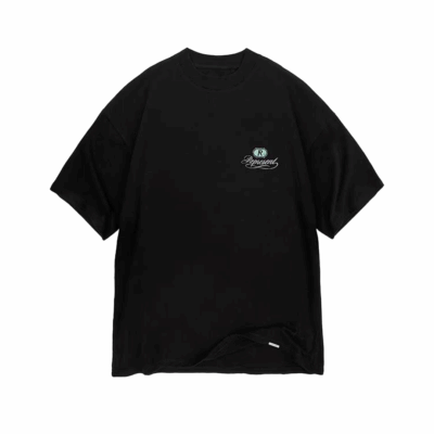 Represent Grand Vintage Hand Drawn Tee - 'Jet Black'