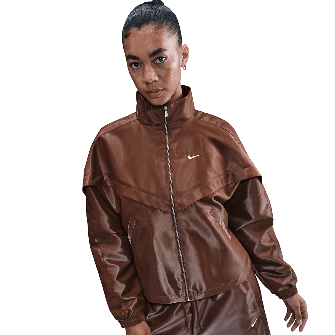 WMNS Nike Windrunner Jacket 'Fauna Brown/Sail' Kicks Lounge