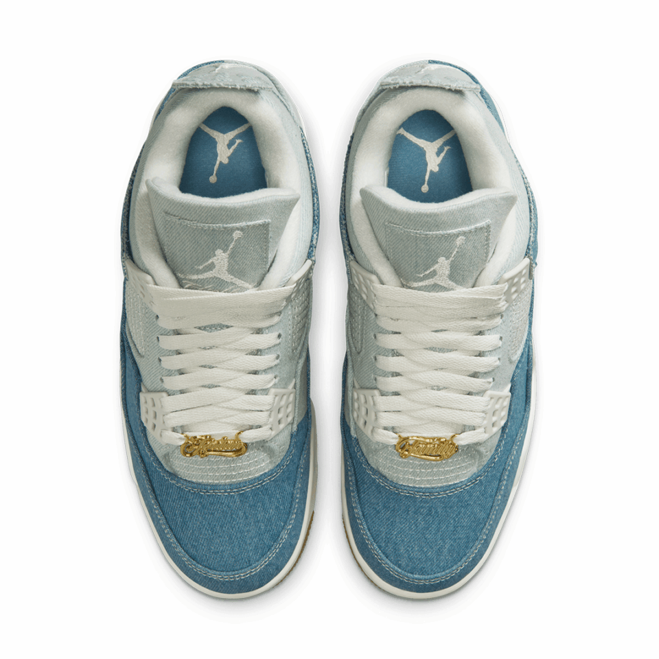 WMNS Air Jordan 4 TEX - 'Sail/Gum Light Brown/Worn Blue'