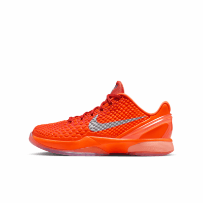 GS Nike Kobe VI - 'Total Orange/Metallic Silver/White'