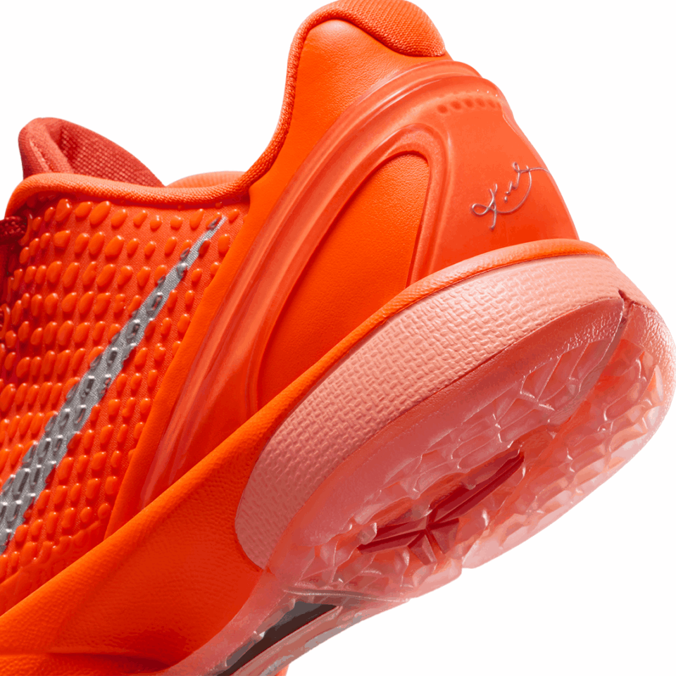 GS Nike Kobe VI - 'Total Orange/Metallic Silver/White'