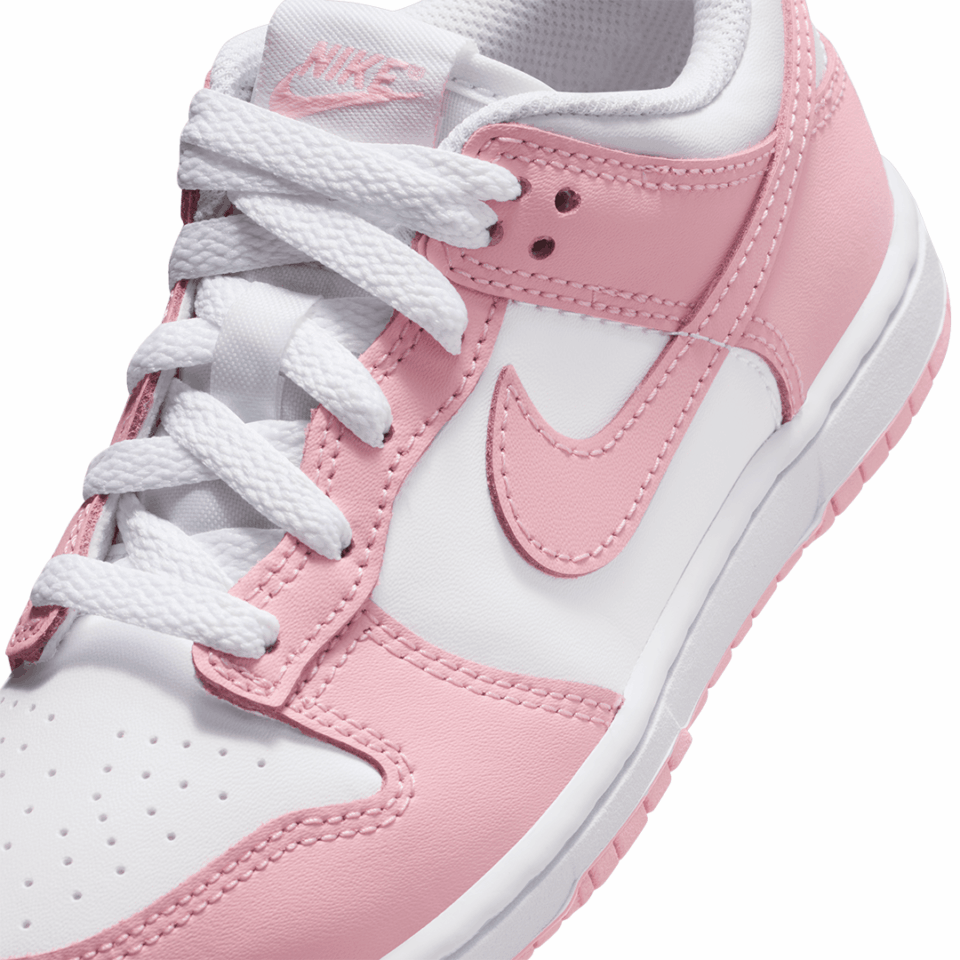 PS Nike Dunk Low - 'White/Medium Soft Pink'