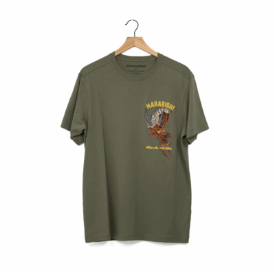 Maharishi Tour Tiger Dragon Tee - 'Olive'