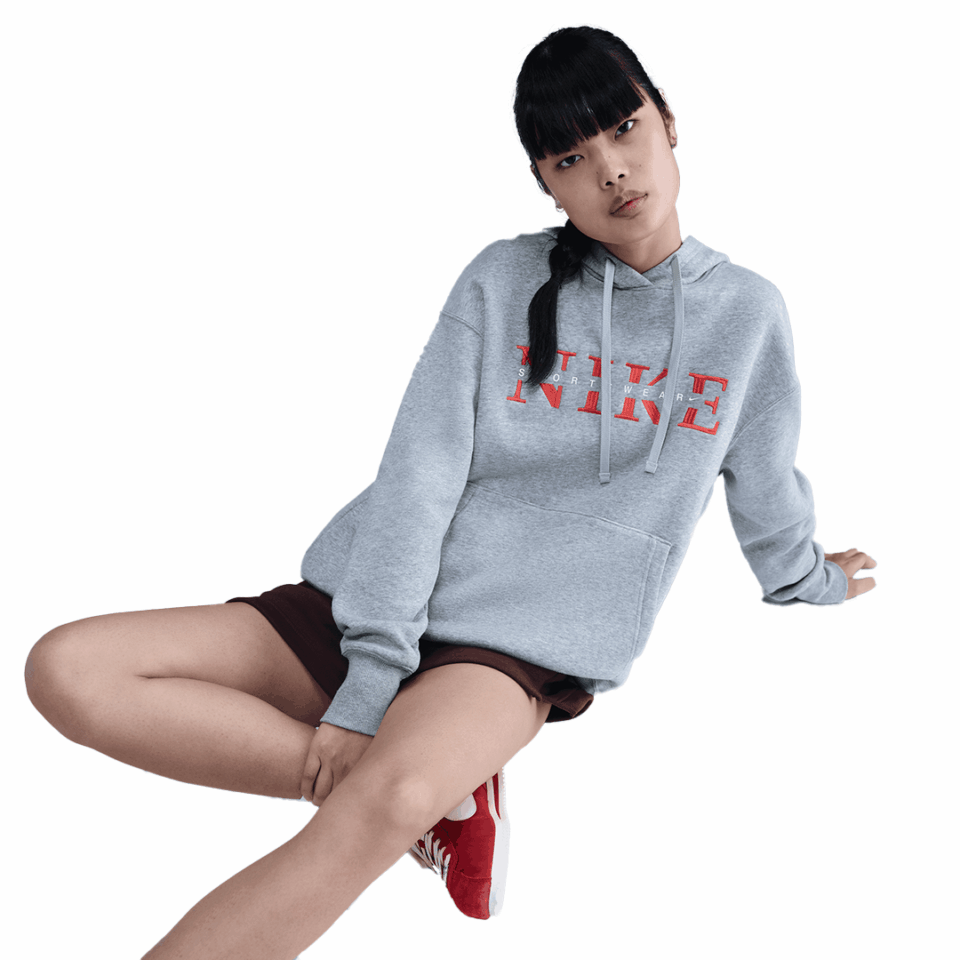 WMNS Nike Hoodie - 'Dark Grey Heather'