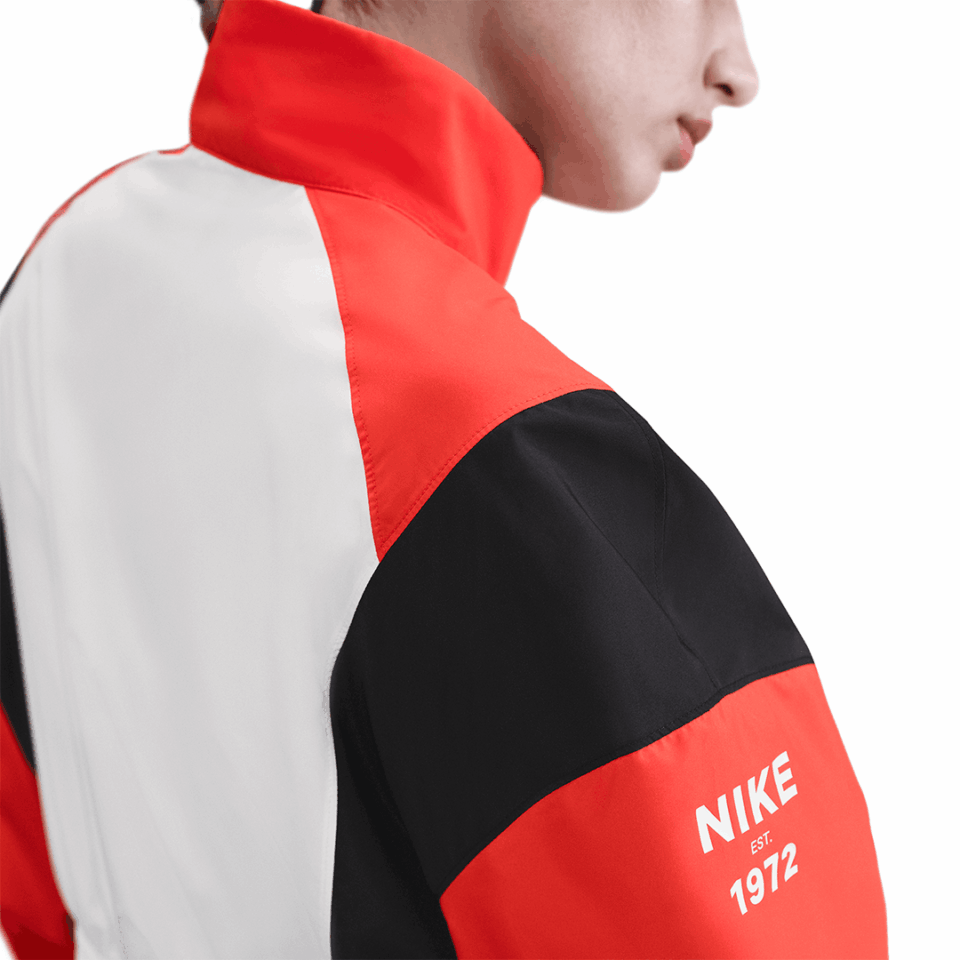 WMNS Nike Woven Pull-Over Top - 'Sail/Picante Red'