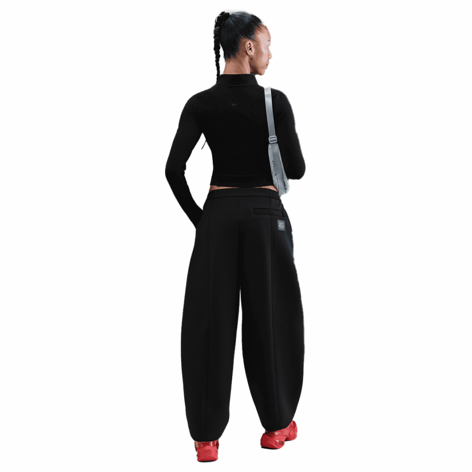 WMNS Nike Mid Rise Fleece Pant - 'Black/Anthracite'