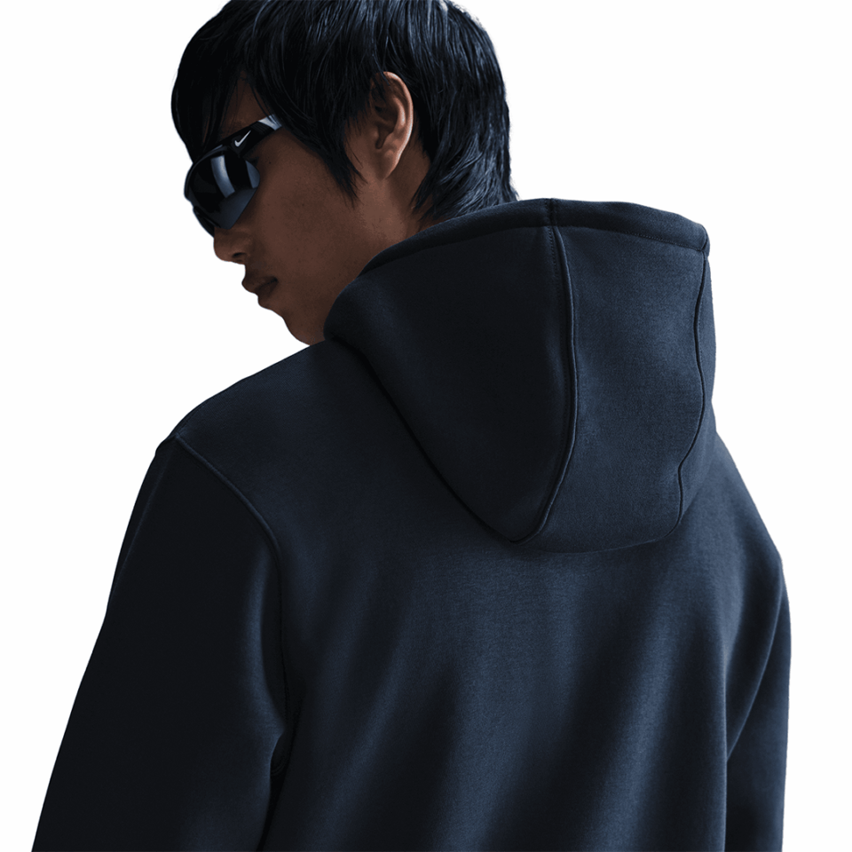 Nike Club Zip Hoodie - 'Obsidian/Obsidian'