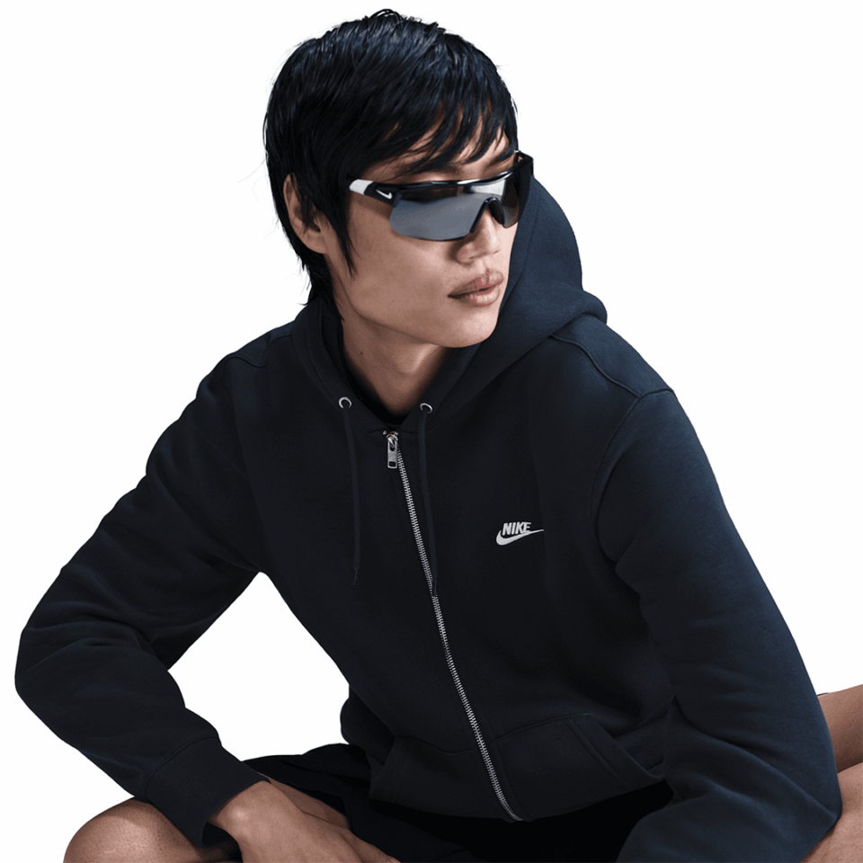 Nike Club Zip Hoodie - 'Obsidian/Obsidian'