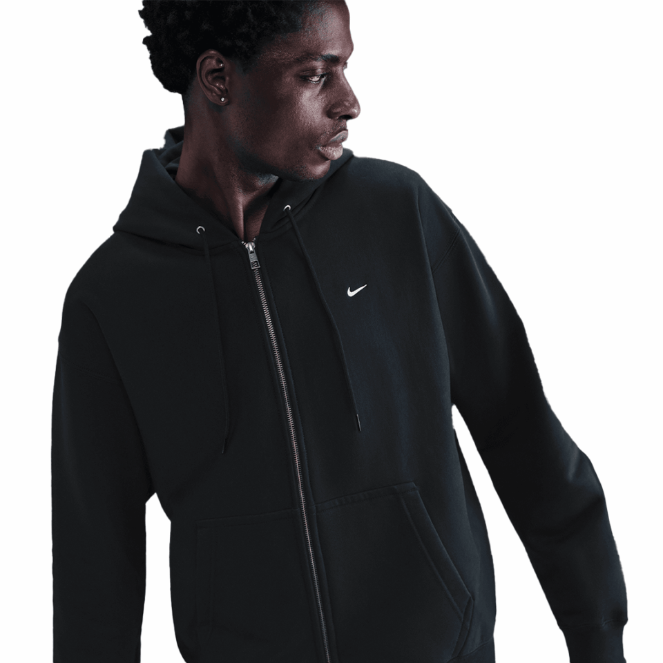Nike Life Fleece Zip Hoodie - 'Black/Black'