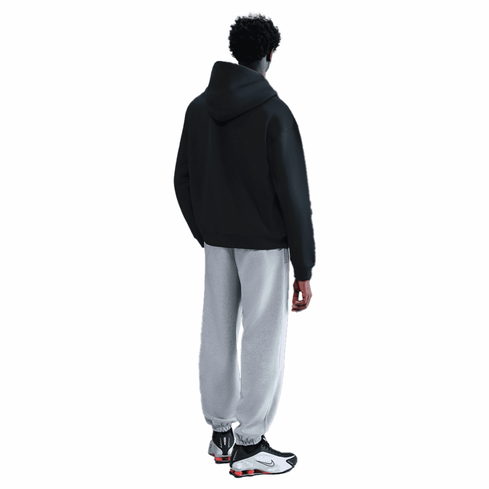 Nike Life Fleece Zip Hoodie - 'Black/Black' - Image 5