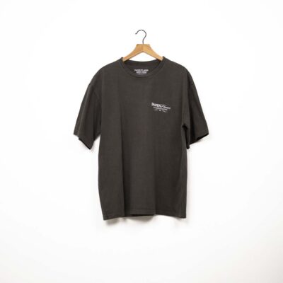 Paper Planes Men Heavyweight Process Tee - 'Washed Black'