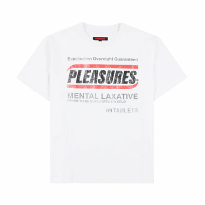 Pleasures Relief Heavyweight Tee - 'Vintage White'