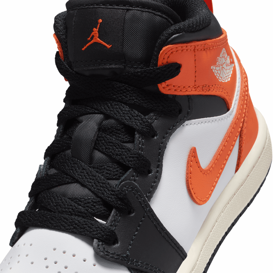 PS Air Jordan 1 Mid - 'Starfish/Black'